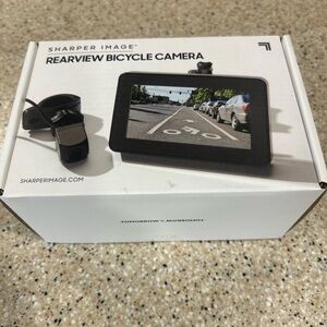 Sharper Image Rearview Bicycle Camera - Black